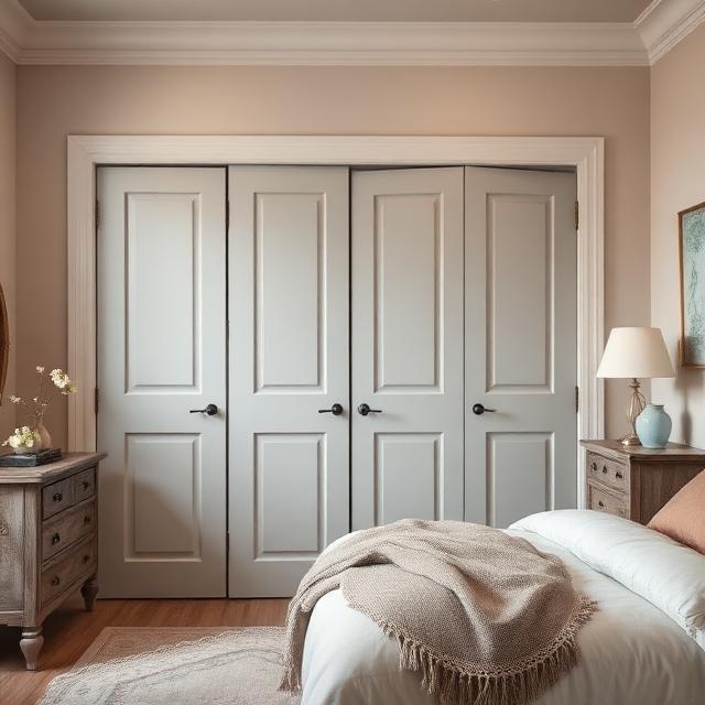 Chalk-Finish Cabinet Doors