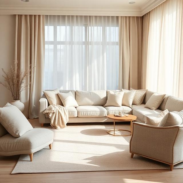 Soft Neutral Layers with Textured Fabrics