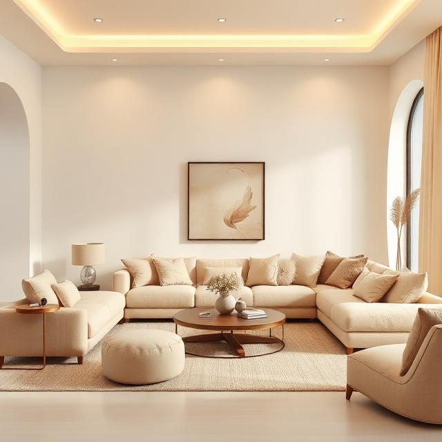 Monochrome Neutral Palette with Depth