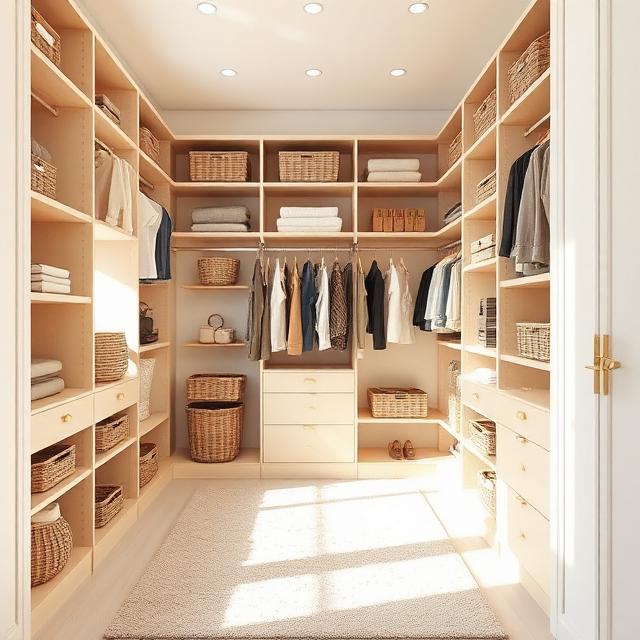 Bright and Airy Neutral Closet
