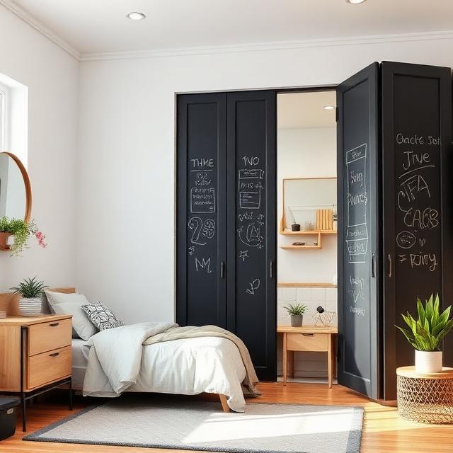 Chalkboard Bifold Doors