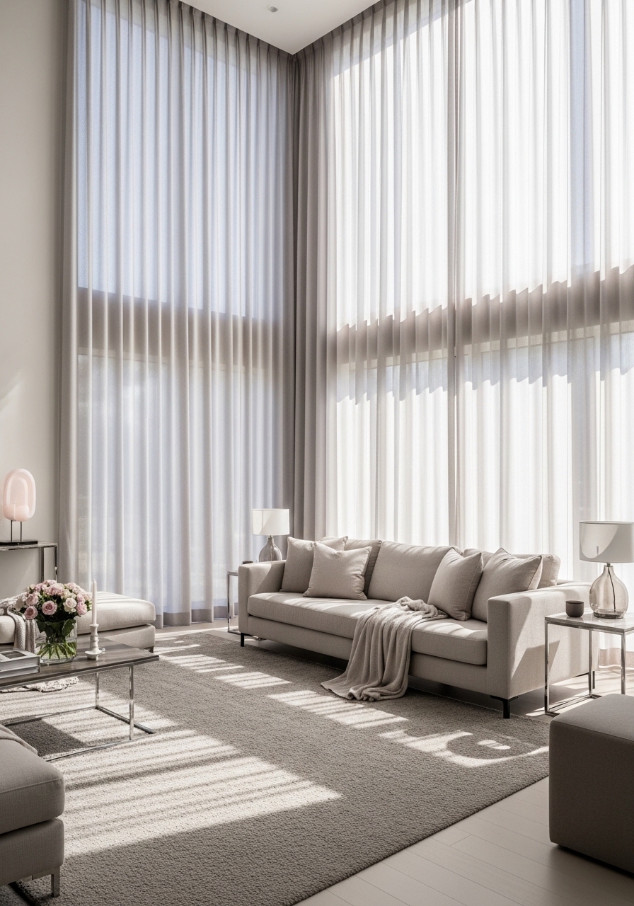 Floor-to-Ceiling Curtains for Instant Elegance