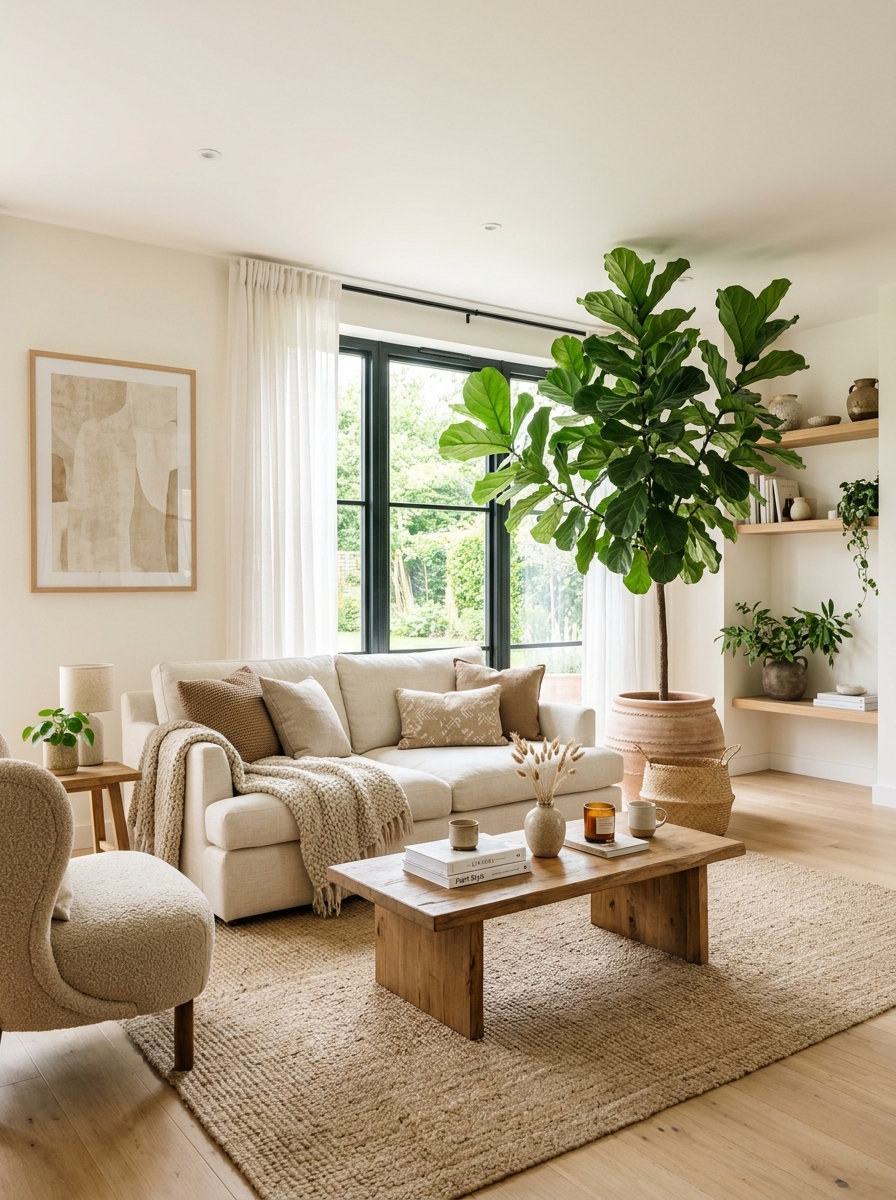 Nature-Inspired Indoor Greenery Focus