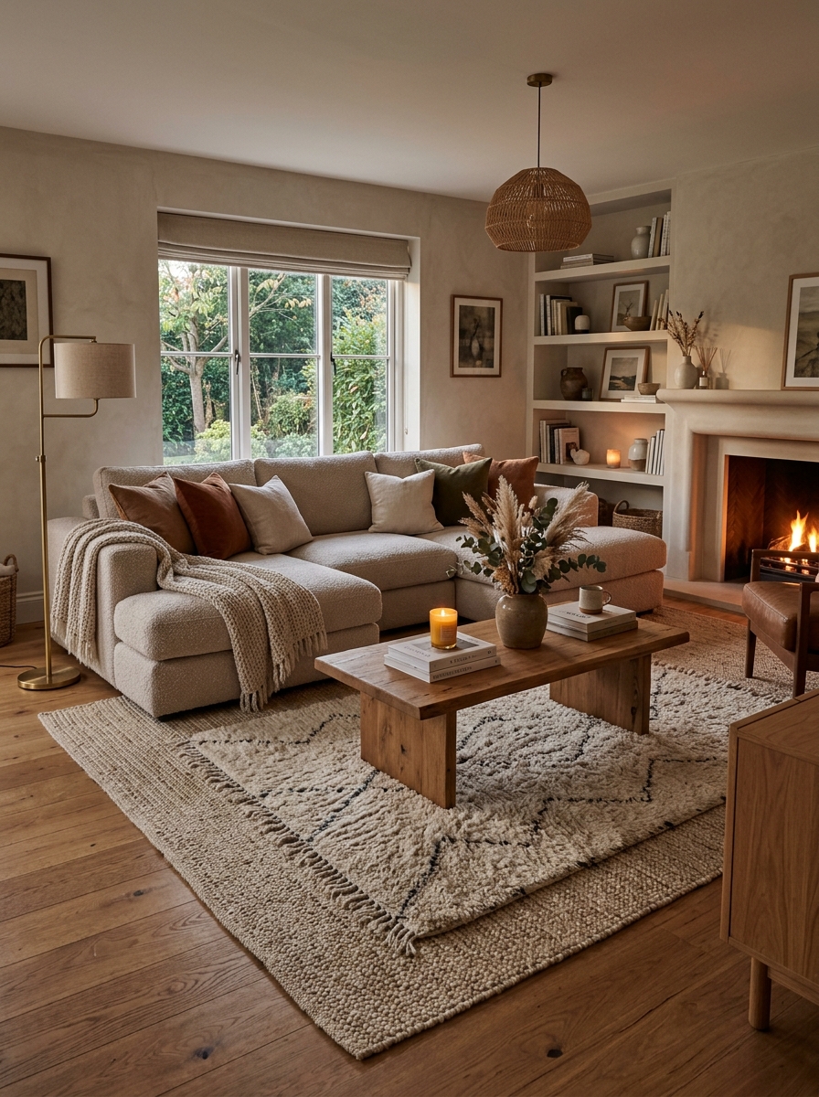 Layered Rugs for Cozy Luxury
