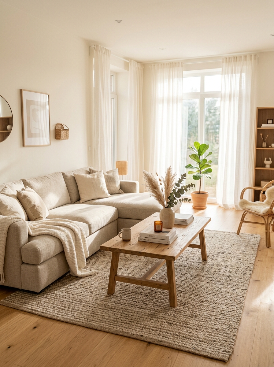 Sheer Curtain Glow Living Room