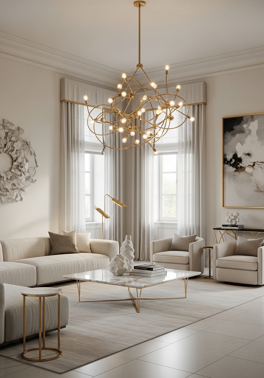 Statement Lighting Fixtures That Double as Art