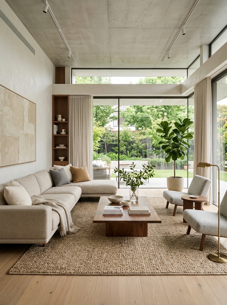 Low-Profile Furniture for a High-End Feel