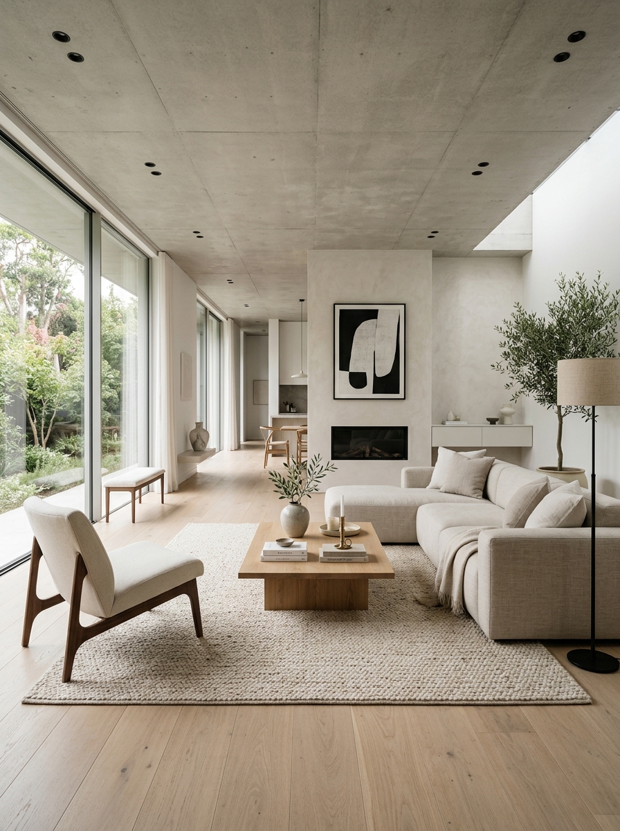 Low-Profile Furniture for a High-End Feel