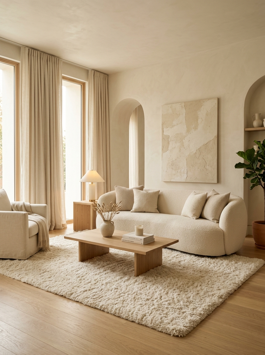 Monochrome Cream Luxury Space