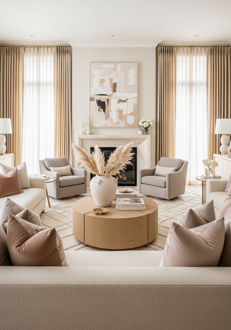 Soft Neutral Color Palette with Warm Undertones