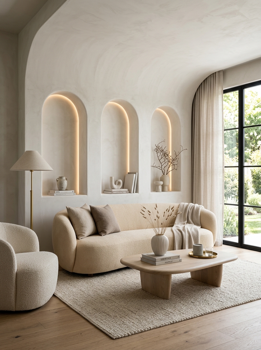 Modern Arched Wall Elegance