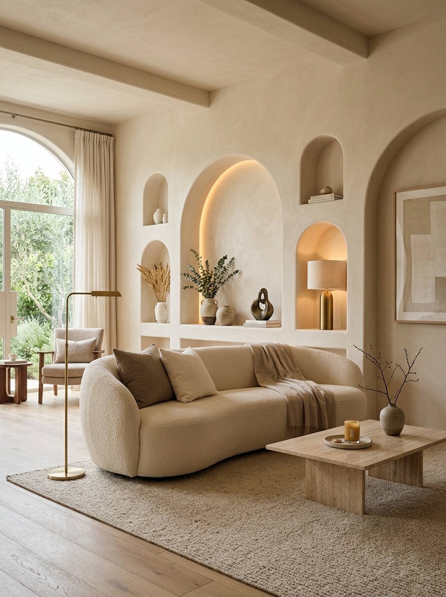 Modern Arched Wall Elegance