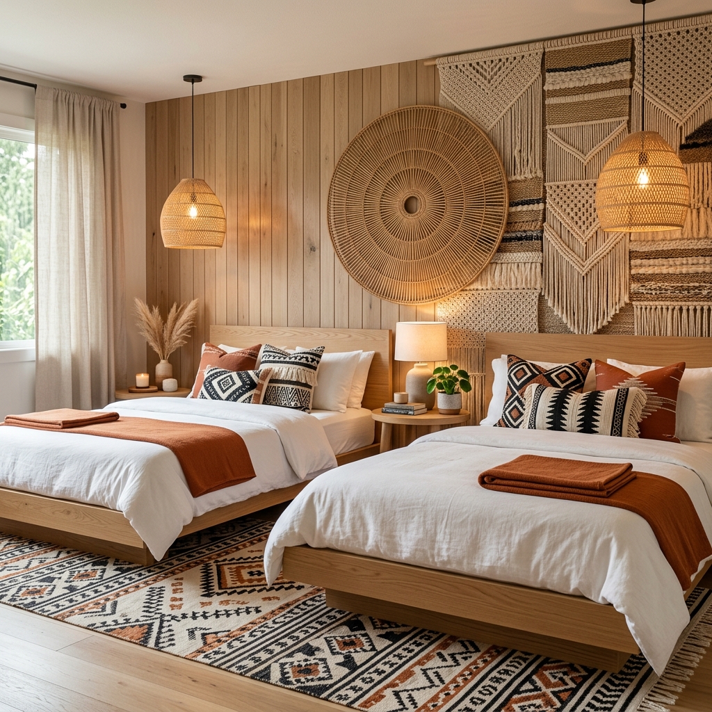 10 Warm Modern Boho Bedroom Ideas that Look Luxury with Feminine Touch