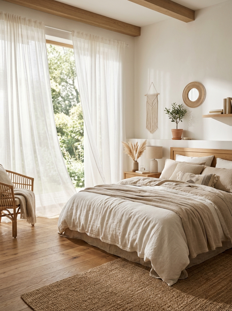 Sheer Curtains with Natural Light