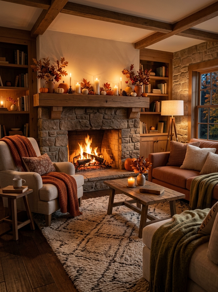 Cozy Fireplace Focal Point