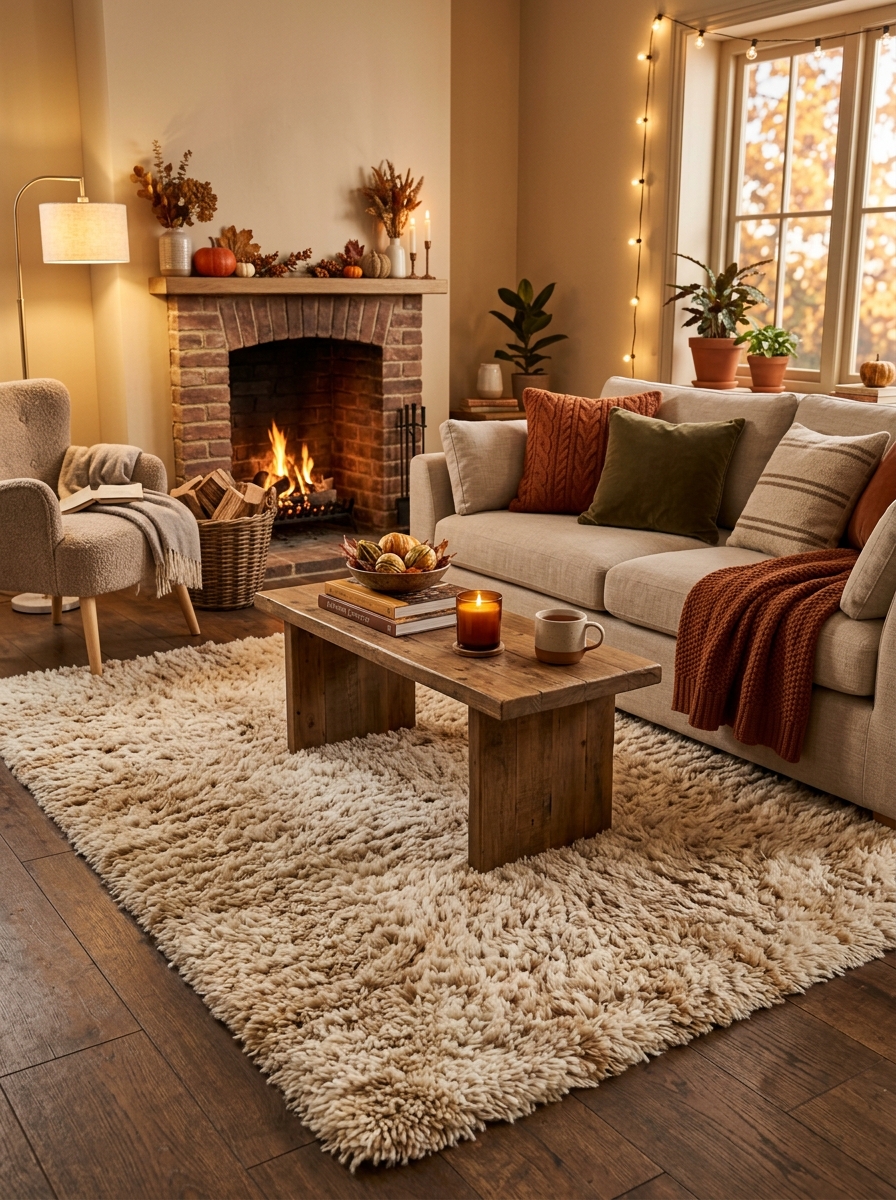 Plush Area Rugs for Cozy Grounding