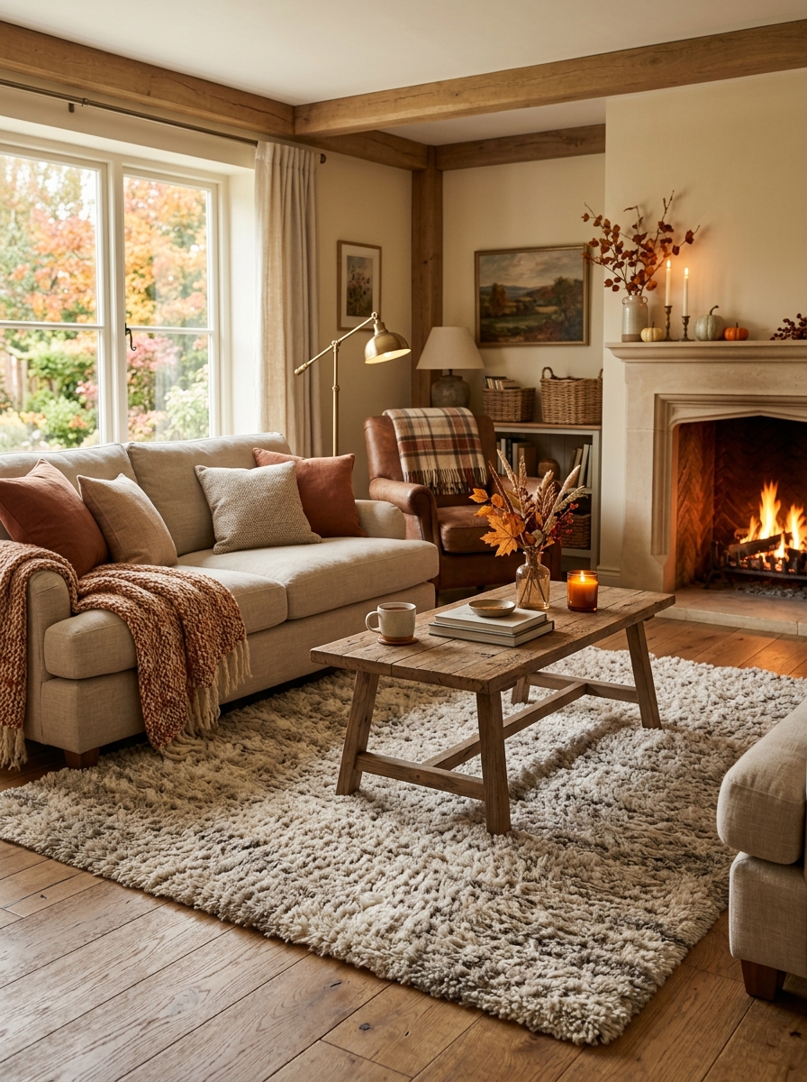 Plush Area Rugs for Cozy Grounding