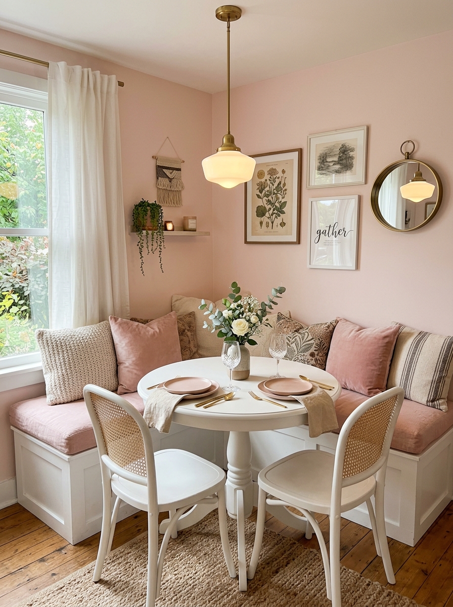 Cozy Corner Dining Nook for Two