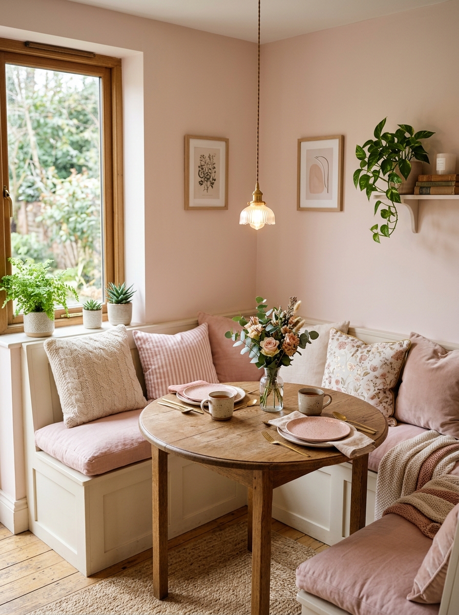 Cozy Corner Dining Nook for Two