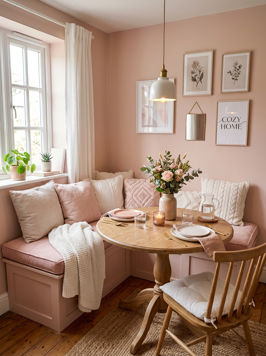 Cozy Corner Dining Nook for Two