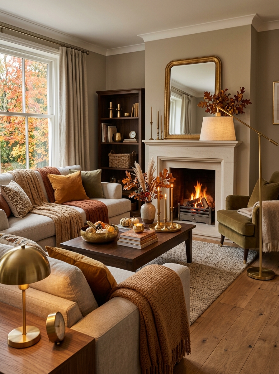 Warm Metallic Accents