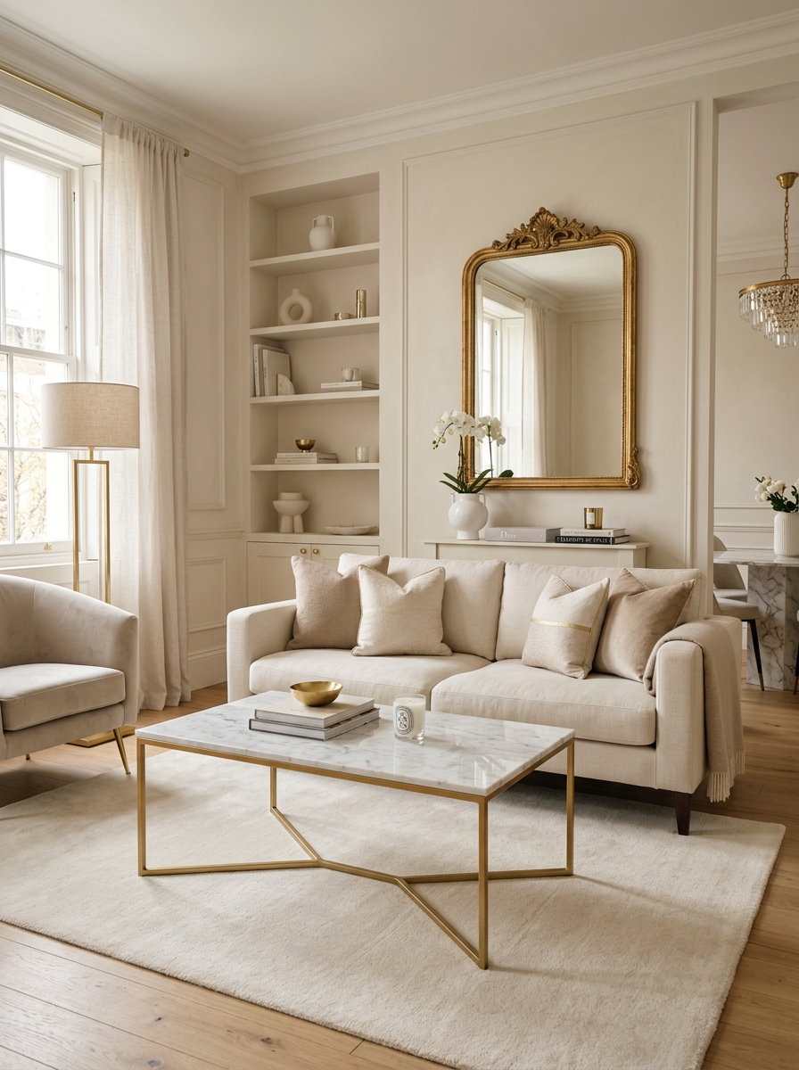 Gold Accents for Subtle Luxury