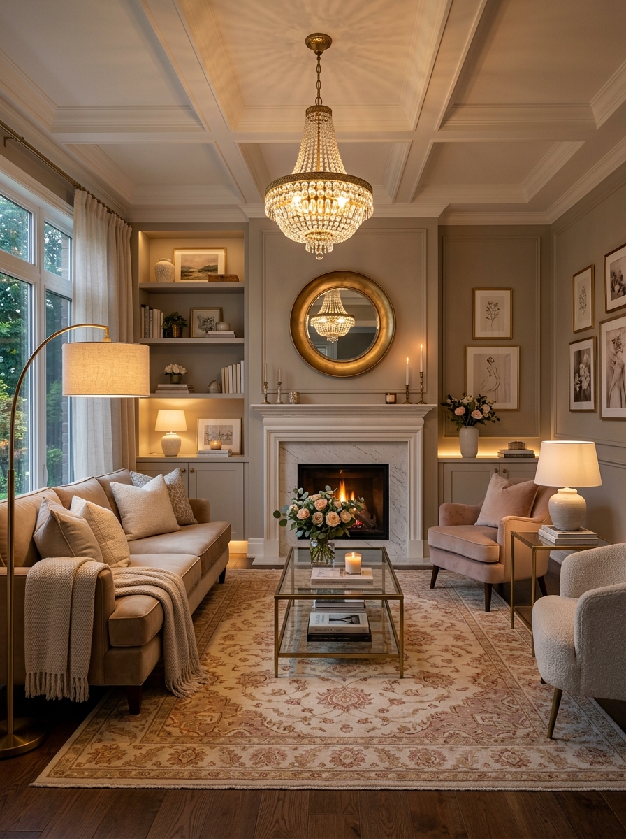 Layered Lighting for Depth and Ambiance
