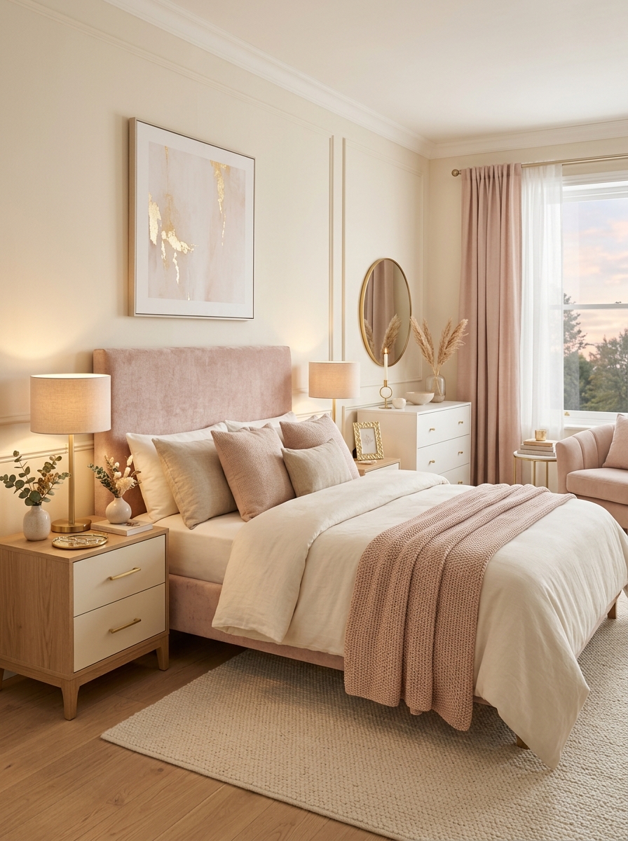 Subtle Gold Accents for a Touch of Luxury