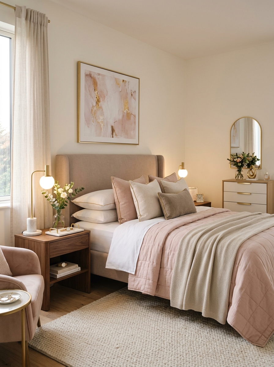 Subtle Gold Accents for a Touch of Luxury
