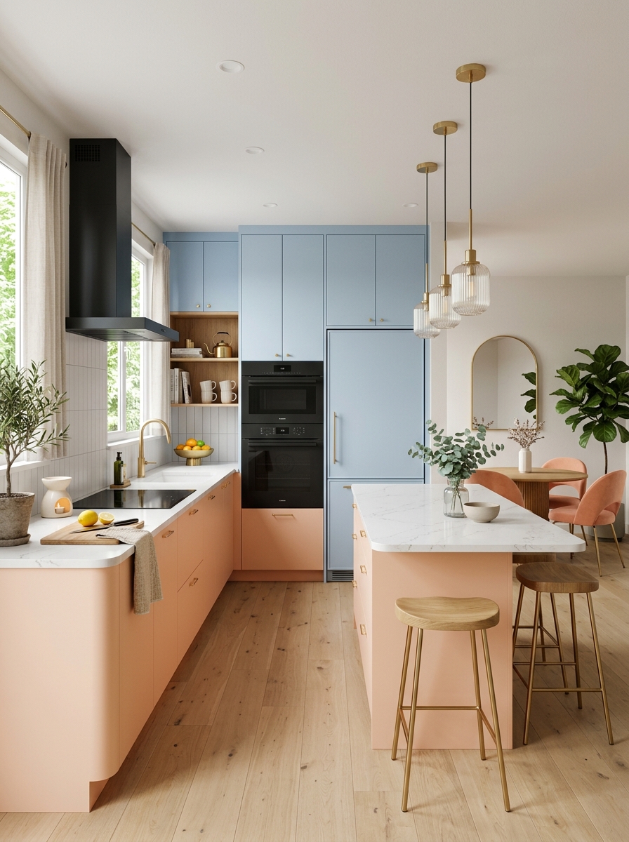 Jewel-Tone Accents with Soft Feminine Base