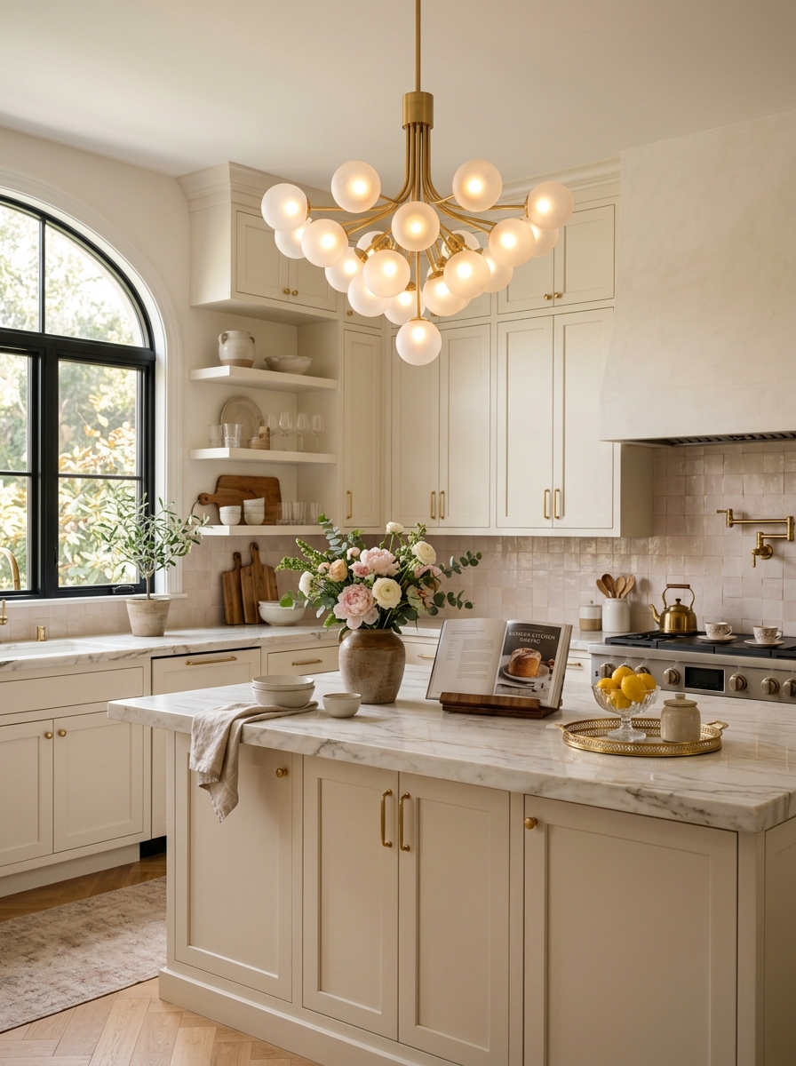 Statement Lighting as a Feminine Focal Point