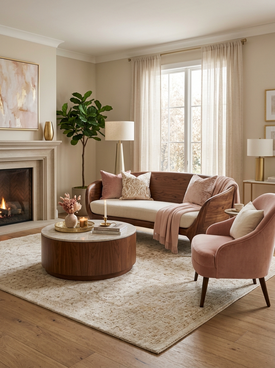 Soft Luxury with Blush and Gold Accents