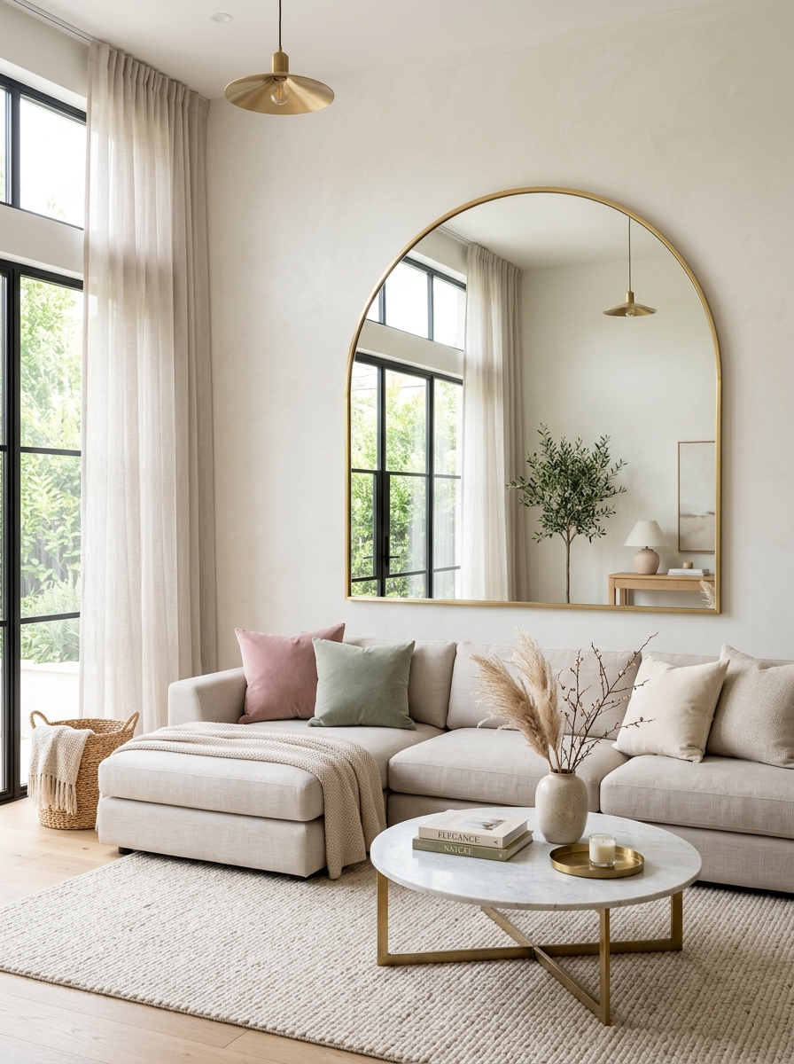 Decorative Mirrors to Enhance Light