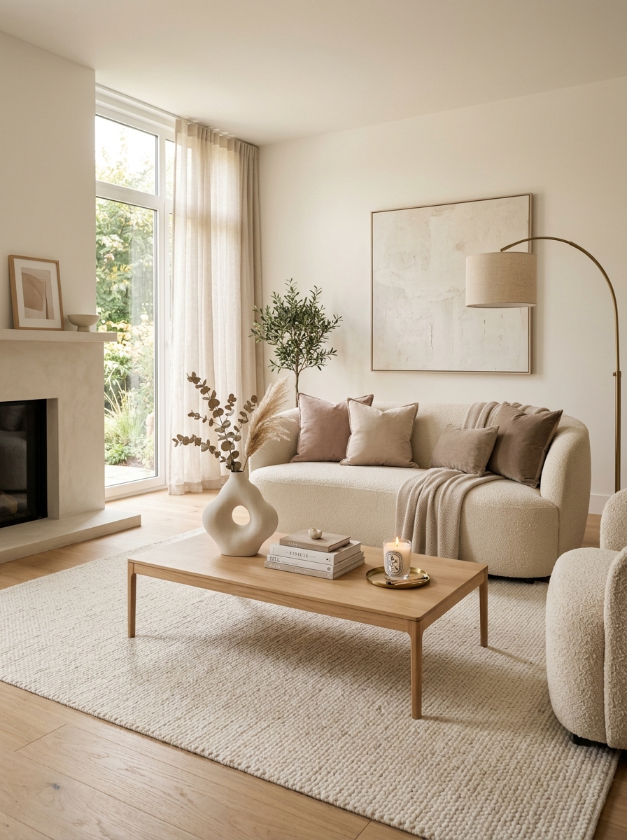 Clean Styling with Intentional Decor Pieces