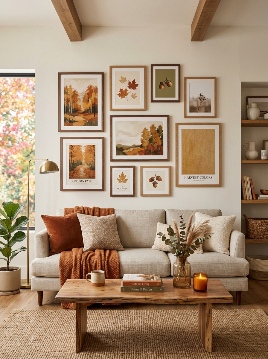 Earthy Wall Art and Gallery Displays