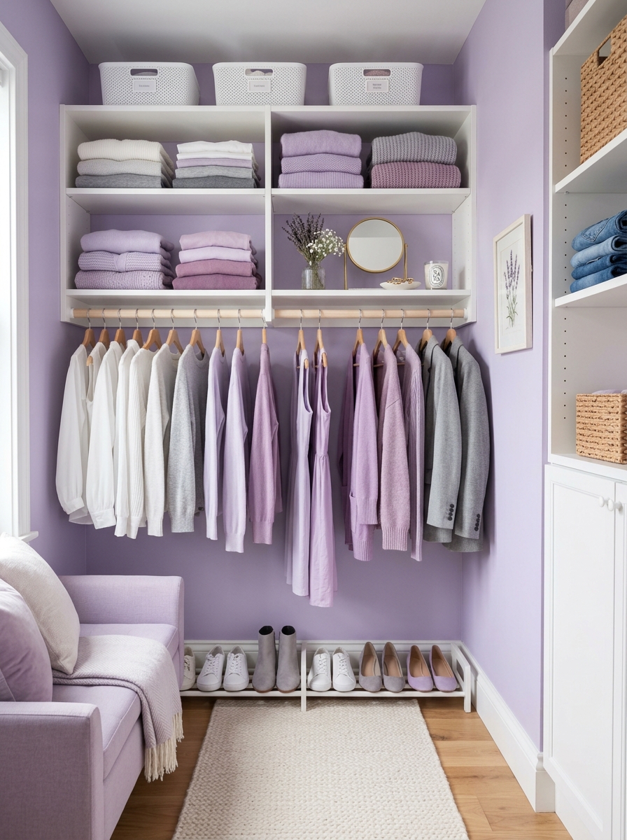 Soft Lavender Dream Closet