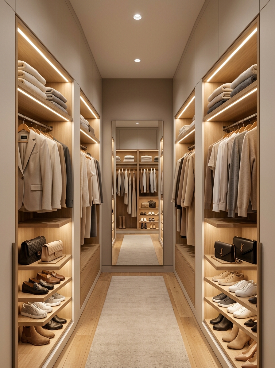 Built-In Niche Display Closet