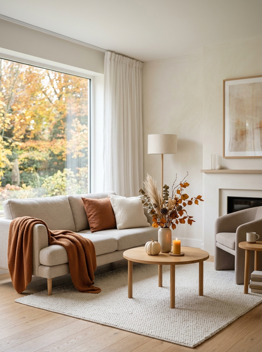 Minimalist Autumn Decor Approach