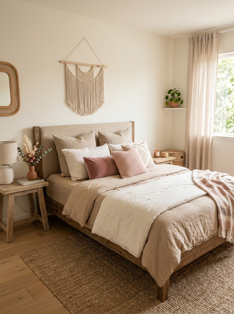 Soft Blush and Neutral Color Palette