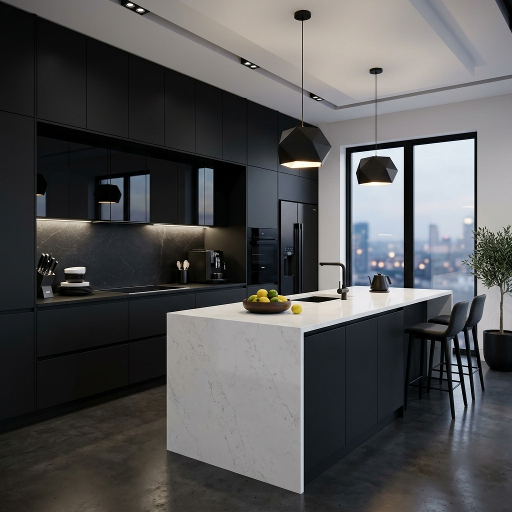 16 Contemporary Kitchen with Sleek Cabinets Ideas