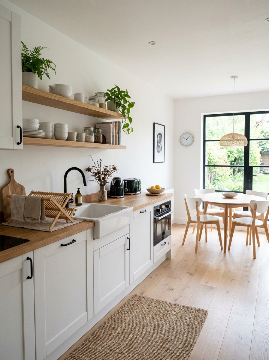 Scandinavian-Inspired Black and White Simplicity