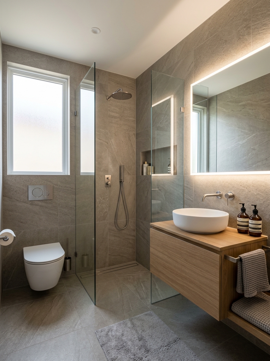 Large Format Tiles for a Seamless Look