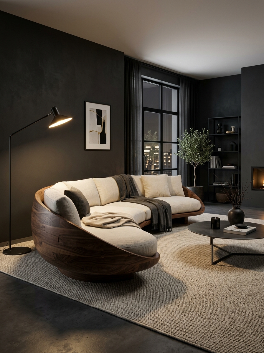 Monochrome Minimalism with Deep Contrast