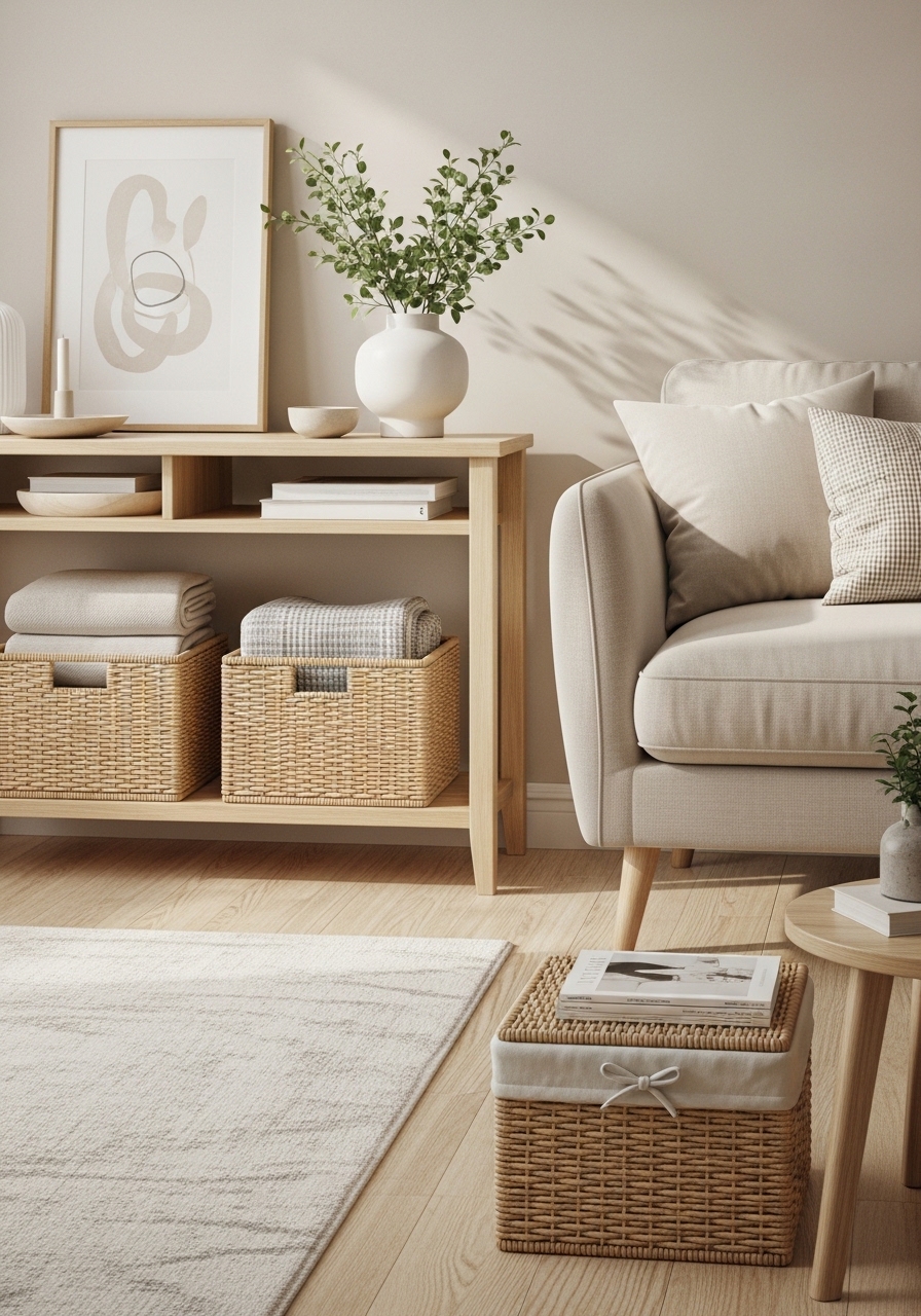 Woven Basket Storage