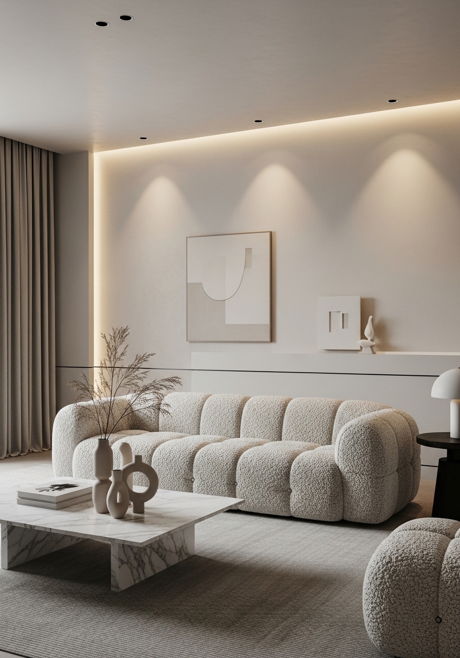Elegant Neutral Luxury Living Room