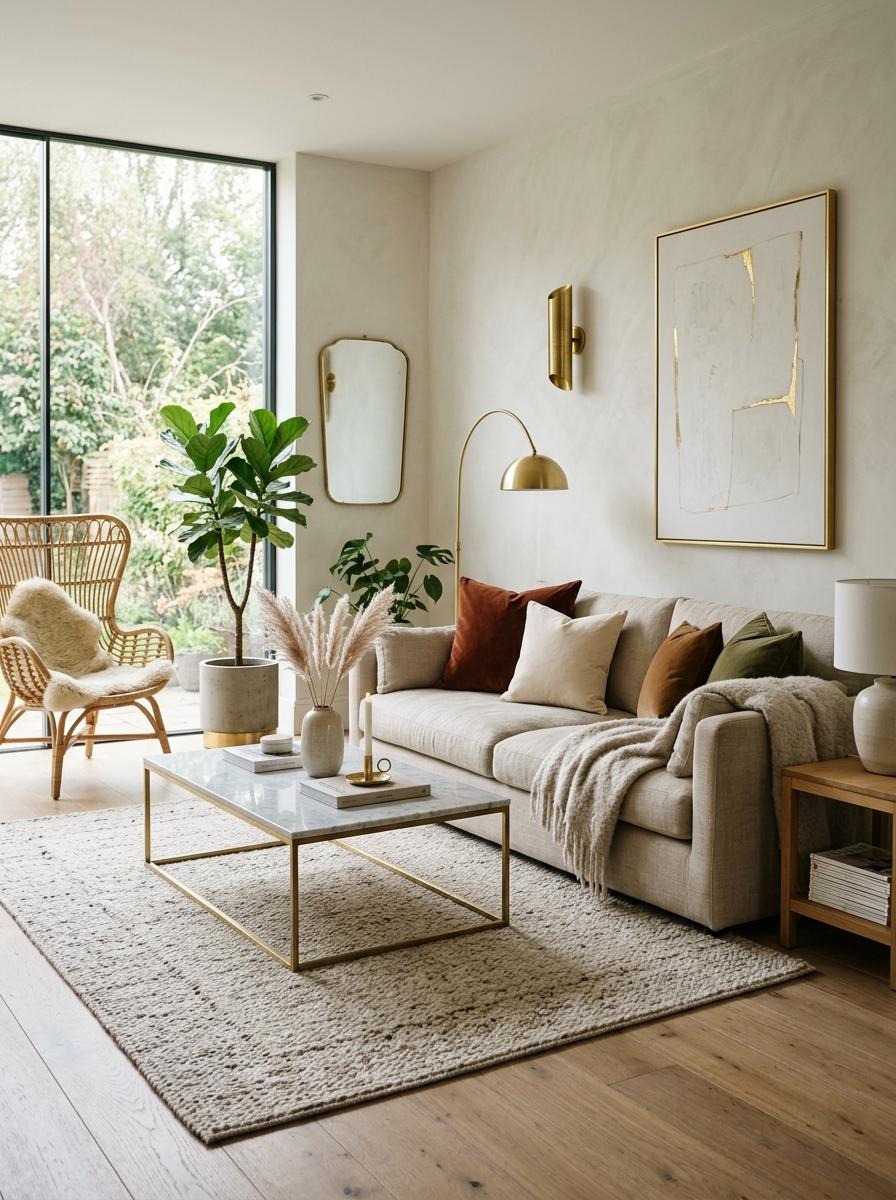 Minimalist Boho with Subtle Luxe Touches