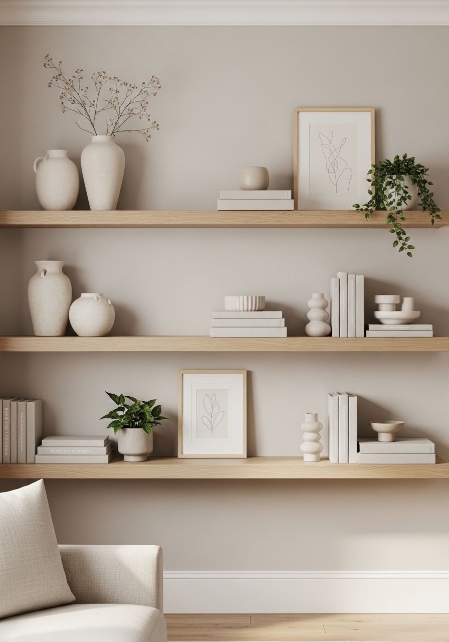 Styled Open Shelving