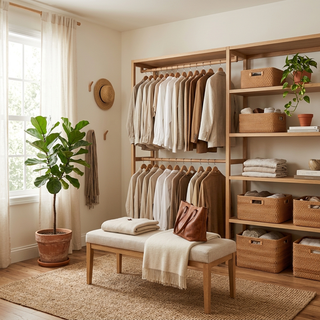 12 Open Closet Inspiration for a Clean Girl Aesthetic Room