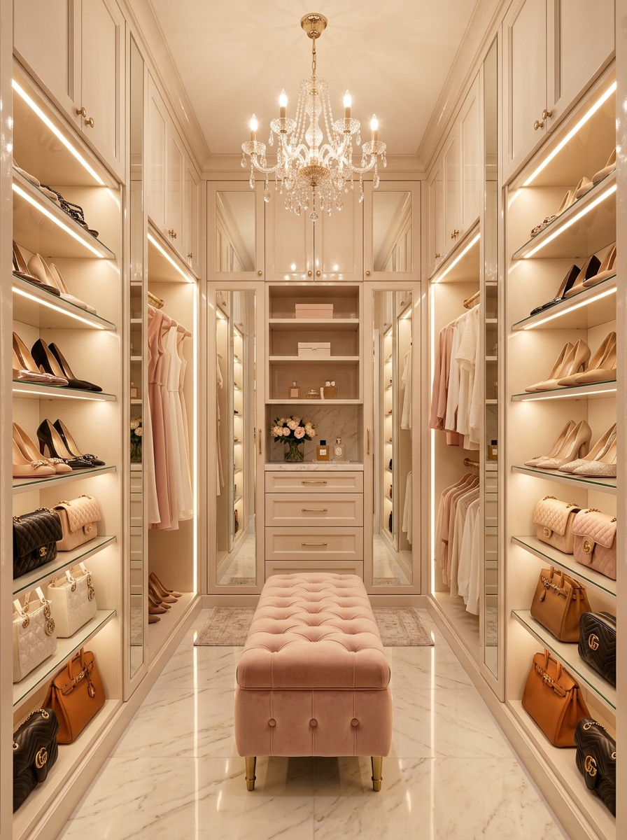 Soft Glam Luxe Closet