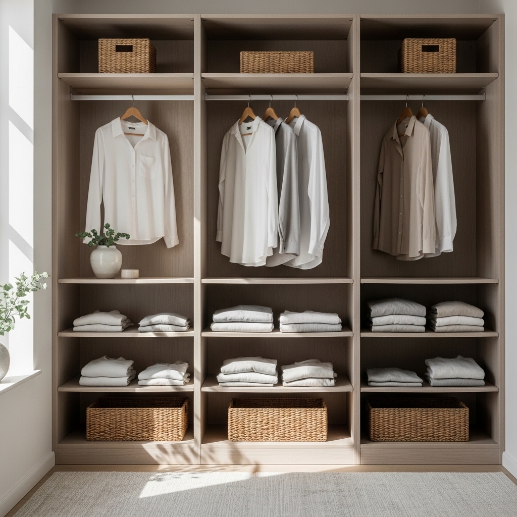 Scandinavian Inspired Closet